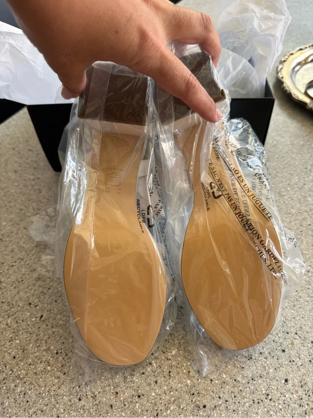 Nina Ivory Block Heel